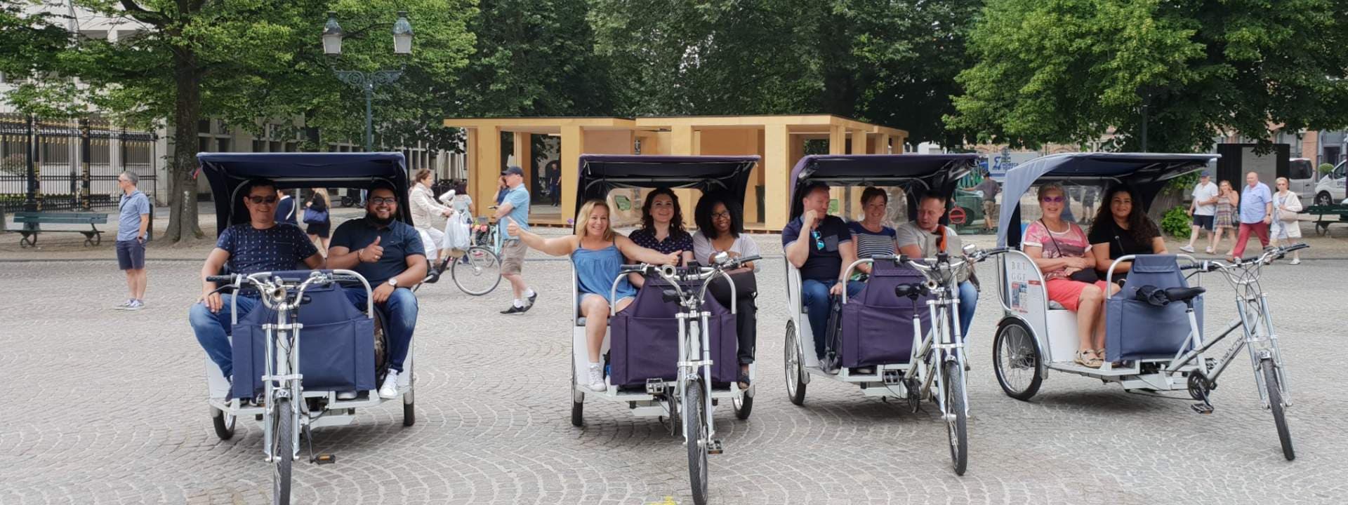 Windmills and Hidden Gems 1-Hour Rickshaw Tour in Bruges