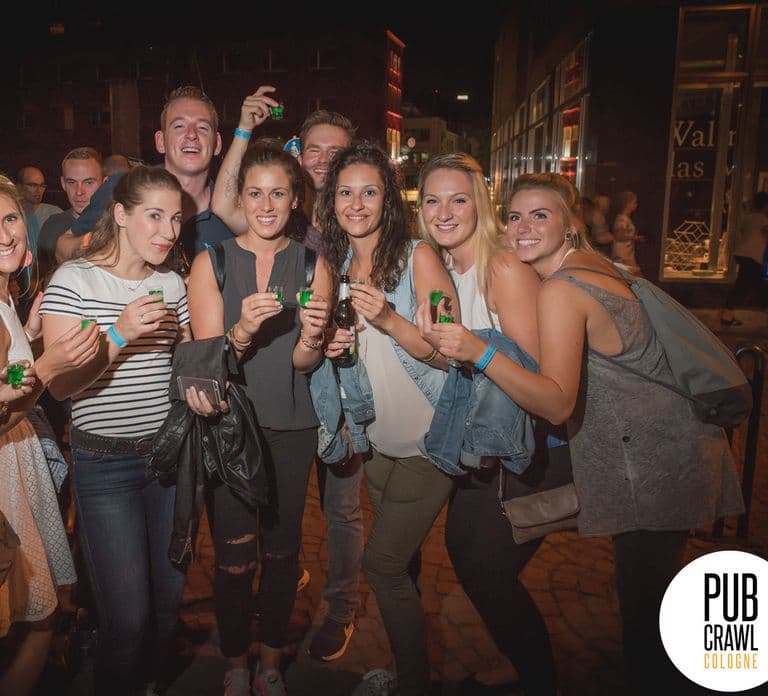Pub Crawl Cologne Including Admission Fee for Bars and Shots
