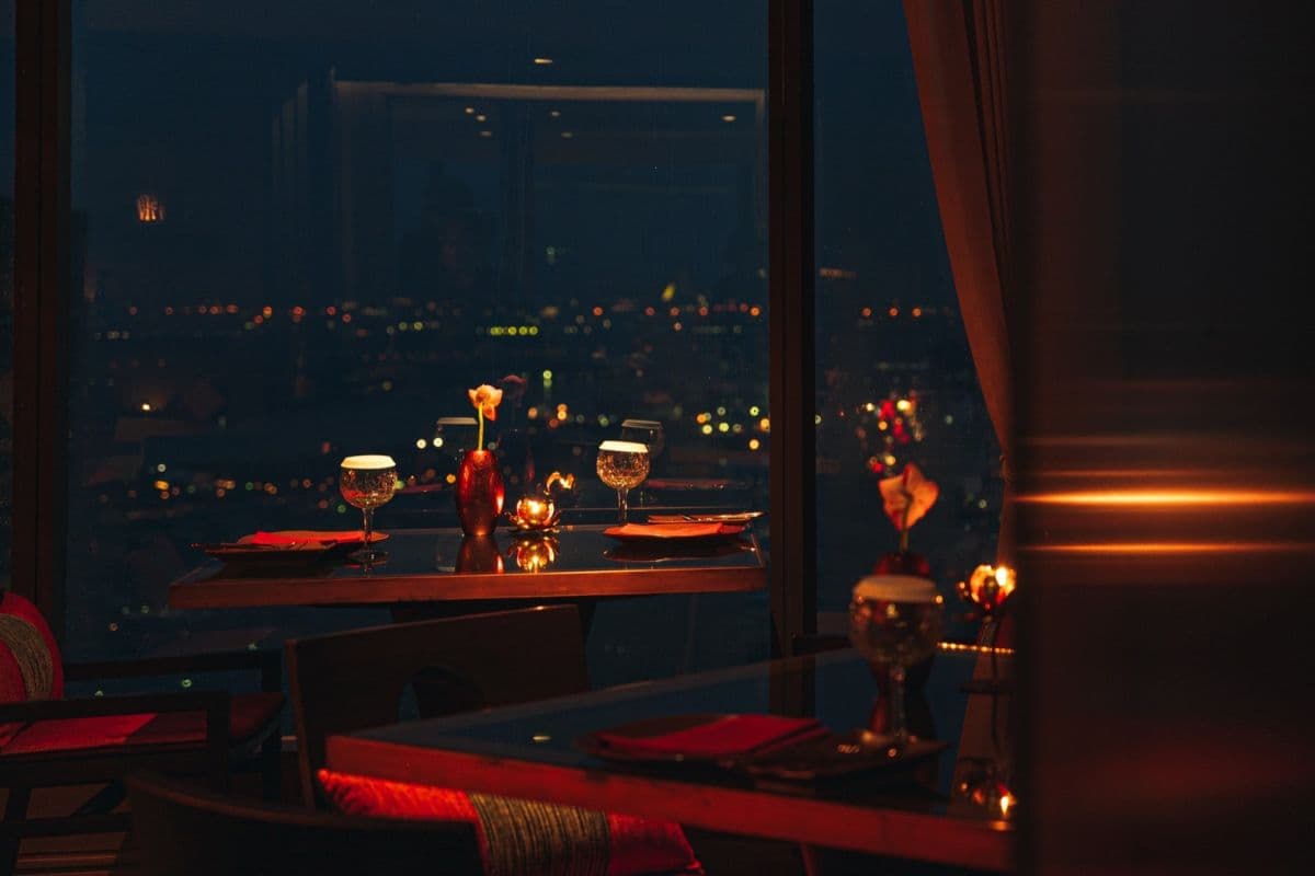 Saffron Contemporary Thai Signature Rooftop Banyan Tree Bangkok