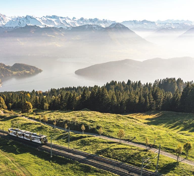 Lucerne: Mt Rigi Day Trip with Cruise, Cable Car, & Train