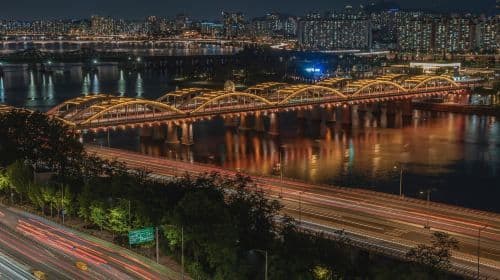 Seoul Night Tour Highlights | Gwangjang Market: Traditional Market Food & a Han River Night View Stroll