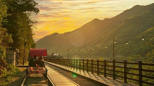 Nami Island + Gapyeong Begonia Bird Park + Gangchon RailBike One Day Tour (Depart from Seoul) Day Tours