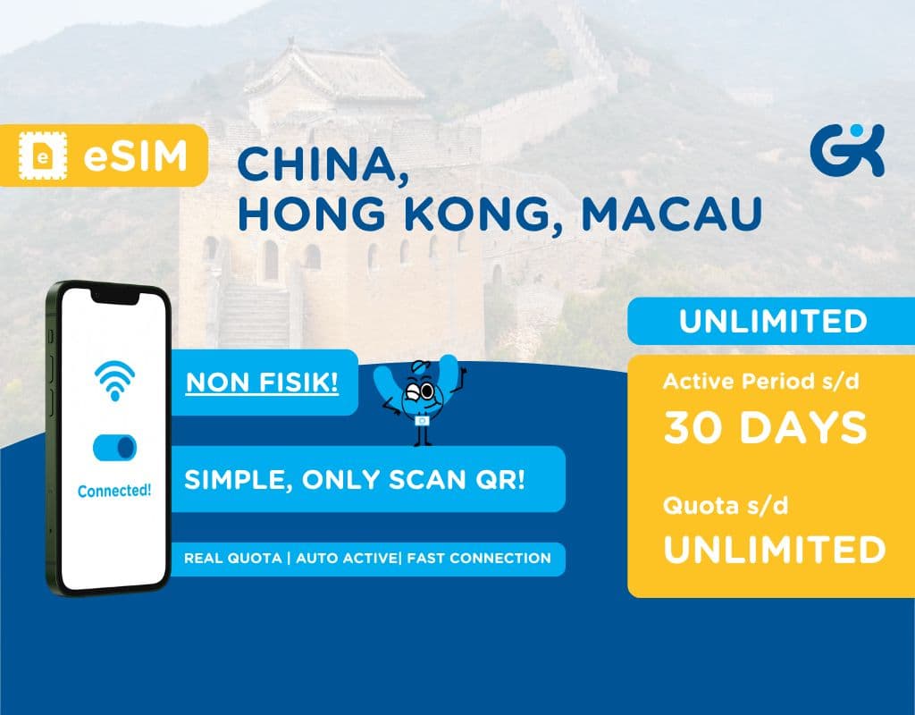 eSIM China Hongkong Macau Unlimited | Travel Sim China Hongkong Makau
