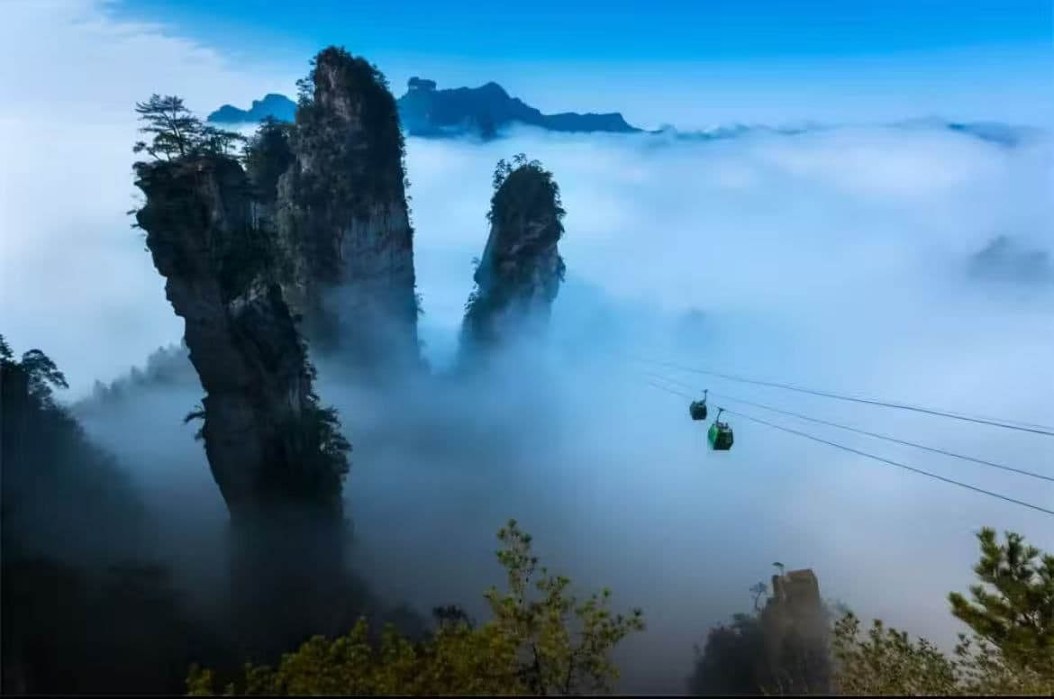 Zhangjiajie National Forest Park Ticket +  Vehicle combo