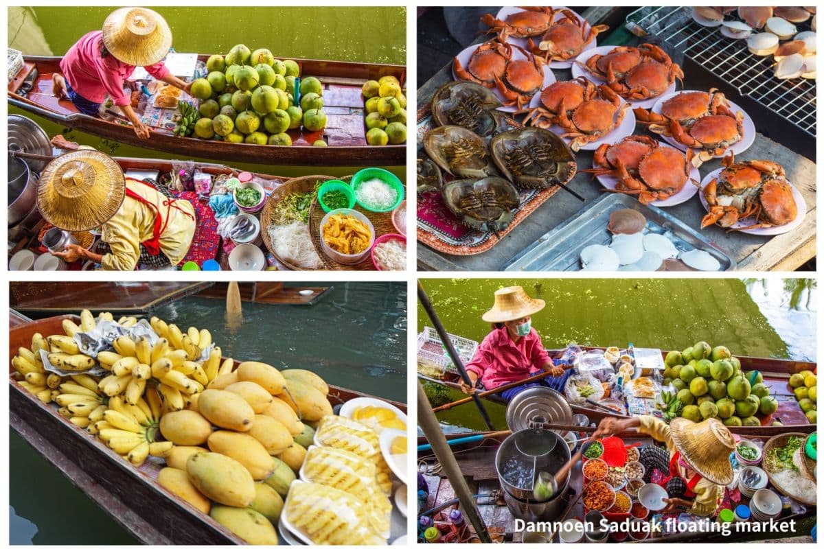Classic Thailand Day Tour - Damnoen Saduak Floating Market & Elephant Camp