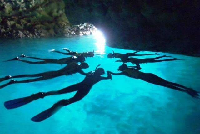 Okinawa Blue Cave Experience
